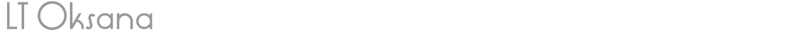 LT Oksana font preview